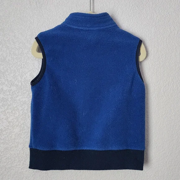 PATAGONIA x VINTAGE Synchilla Blue Fleece Vest toddler size 2T Full zip